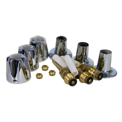Pfister Generic 3-Handle Chrome Tub/Shower Rebuild Kit Pfister Generic 3-Handle Chrome Tub/Shower Rebuild Kit