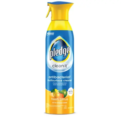 Pledge Multi-Surface Antibacterial Disinfectant 9.7 oz Aerosol Pledge Multi-Surface Antibacterial Disinfectant 9.7 oz Aerosol