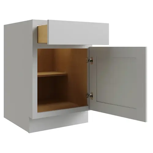 Reliabilt Parkstone Grey Base Cabinet, 15-in W Reliabilt Parkstone Grey Base Cabinet, 15-in W