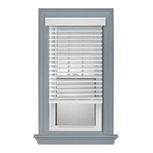 Cordless Faux Wood 2" Blind White 35" W x 72"L Cordless Faux Wood 2" Blind White 35" W x 72"L