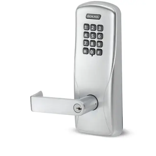 Schlage C0-100 Electronic Keypad Lever Lock Satin Chrome Schlage C0-100 Electronic Keypad Lever Lock Satin Chrome