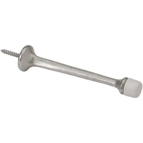 Rigid Door Stop Heavy-Duty Nickel 4" - pack of 10 Rigid Door Stop Heavy-Duty Nickel 4" - pack of 10