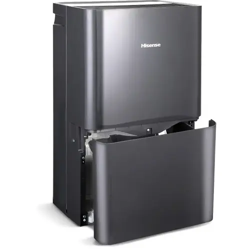 Hisense 50 -Pint Large Room Dehumidifier with Built-In Pump - Gray Hisense 50 -Pint Large Room Dehumidifier with Built-In Pump - Gray