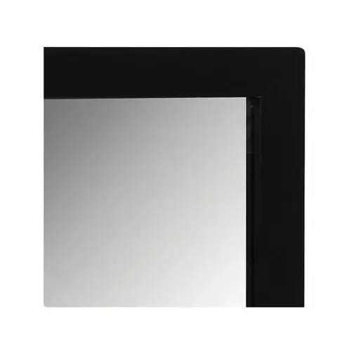 Framed Mirror with Satin Black Frame 36" x 42" Framed Mirror with Satin Black Frame 36" x 42"