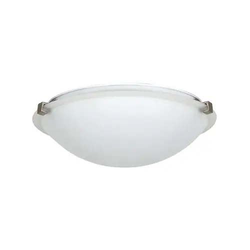 16" Flush Mount Fixture Bright Satin Nickel 16" Flush Mount Fixture Bright Satin Nickel