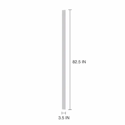 Project Source White Vertical Blind Slat, 82.5-in Project Source White Vertical Blind Slat, 82.5-in