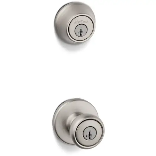 SmartKey Tylo Security Set, Deadbolt Keyed 1 Side Satin Nickel SmartKey Tylo Security Set, Deadbolt Keyed 1 Side Satin Nickel