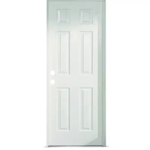 Exterior 6-Panel Steel Prehung Door LH 36" x 80" x 1-3/4" Exterior 6-Panel Steel Prehung Door LH 36" x 80" x 1-3/4"