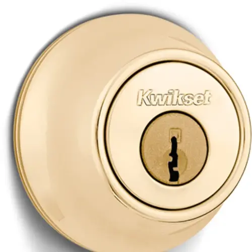 660 Deadbolt, Keyed 1 Side Polished Brass 660 Deadbolt, Keyed 1 Side Polished Brass