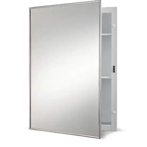 Recessed Medicine Cabinet Framed Mirror 16" x 22" Recessed Medicine Cabinet Framed Mirror 16" x 22"