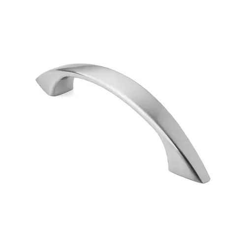 Curved Cabinet Drawer Pull Satin Nickel 3" - pack of 5 Curved Cabinet Drawer Pull Satin Nickel 3" - pack of 5