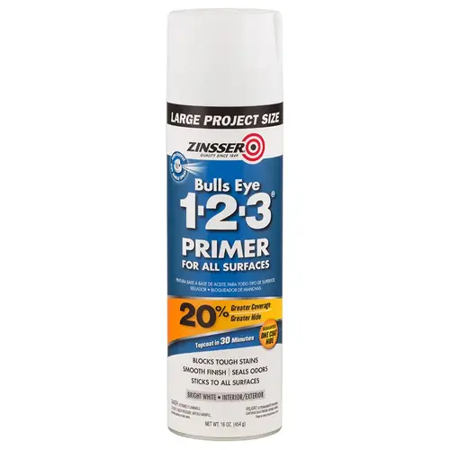 Zinsser Bulls Eye 1-2-3 Multi-Purpose Primer 16 OZ Zinsser Bulls Eye 1-2-3 Multi-Purpose Primer 16 OZ