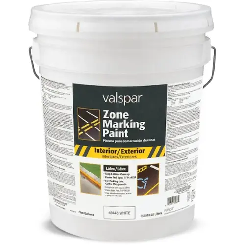 Valspar Red Latex Zone Marking Paint, 5-Gallon Valspar Red Latex Zone Marking Paint, 5-Gallon