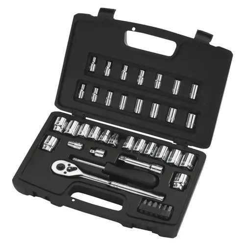 Stanley 40-Piece Standard/Metric Socket Set Stanley 40-Piece Standard/Metric Socket Set