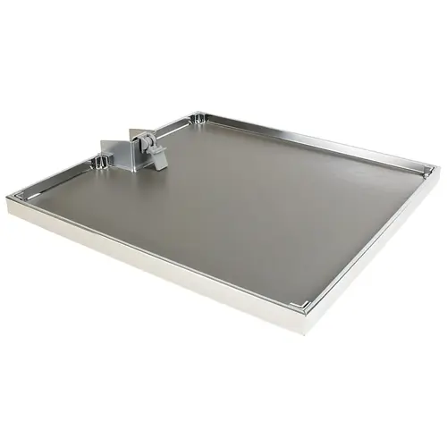 Lavido Individual Adjustable Tray, Arena Style, Melamine And Steel Material, 17-5/8" Width, 18-1/2" Depth,Medium Size, Maple And Chrome Finish Lavido Individual Adjustable Tray, Arena Style, Melamine And Steel Material, 17-5/8" Width, 18-1/2" Depth,Medium Size, Maple And Chrome Finish