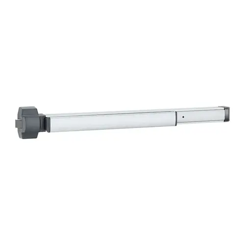 36" Delayed Egress Rim Exit Device, Key Retracts Latchbolt, Fire Rated, 3' Device, Bright Chromium Plated 36" Delayed Egress Rim Exit Device, Key Retracts Latchbolt, Fire Rated, 3' Device, Bright Chromium Plated