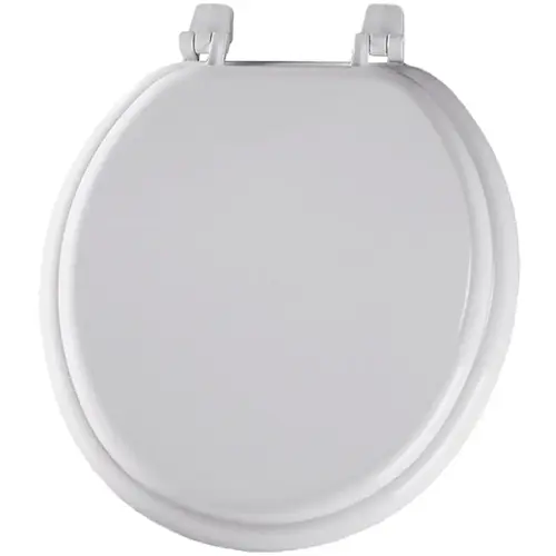 Bemis Wood Standard-Grade Round Toilet Seat White - pack of 6 Bemis Wood Standard-Grade Round Toilet Seat White - pack of 6