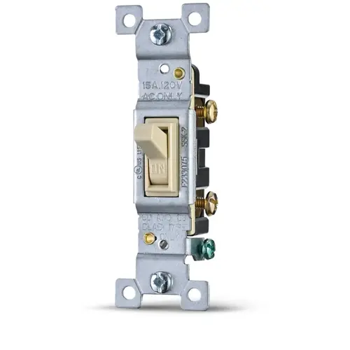 Faith 15 Amp Single-Pole Toggle Switch Ivory, 10pk, SSK2-IV-10 - pack of 10 Faith 15 Amp Single-Pole Toggle Switch Ivory, 10pk, SSK2-IV-10 - pack of 10