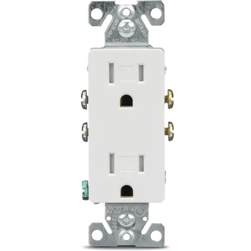 Eaton 15A 125V White Decorator Outlet Eaton 15A 125V White Decorator Outlet