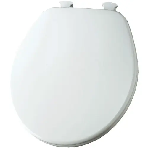 Bemis Wood Premium Quick-Change Round Toilet Seat White - pack of 6 Bemis Wood Premium Quick-Change Round Toilet Seat White - pack of 6