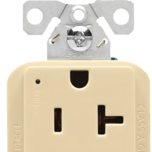 Eaton 20A 125V Ivory Decorator GFCI Outlet Eaton 20A 125V Ivory Decorator GFCI Outlet