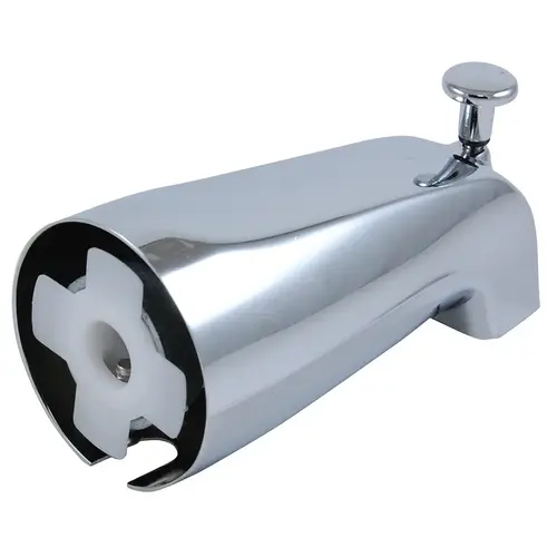 Chrome Slip-On Front-Lift Diverter Tub Spout Chrome Slip-On Front-Lift Diverter Tub Spout