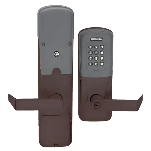 Electric Cylindrical Lock Aged Bronze