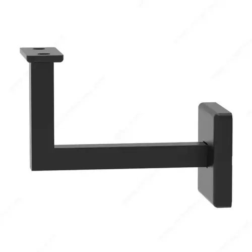 Square Fixed Bracket with Cover for Flat Handrail Square Fixed Bracket with Cover for Flat Handrail