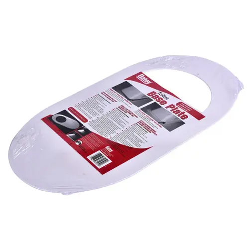 White Plastic Round Toilet Base Plate White Plastic Round Toilet Base Plate