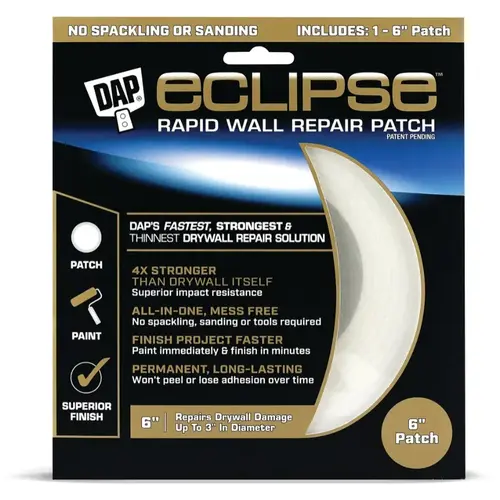 DAP Eclipse Wall Repair Patch, 6-in DAP Eclipse Wall Repair Patch, 6-in