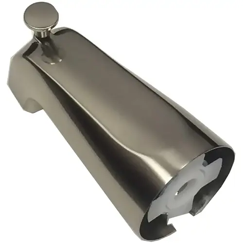 Brushed Nickel Slide Connector Diverter Tub Spout Brushed Nickel Slide Connector Diverter Tub Spout