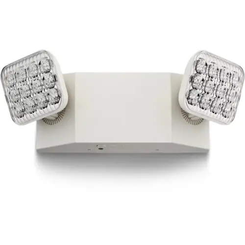 LED 120-277V Emergency Light, Dual Head with 90-Minute Battery Back-Up LED 120-277V Emergency Light, Dual Head with 90-Minute Battery Back-Up