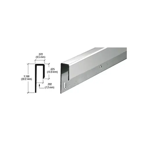 Mirror Top Channel Silver 4 Ft Mirror Top Channel Silver 4 Ft