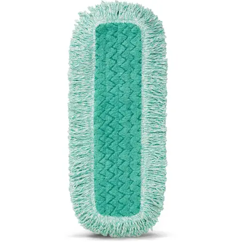 Rubbermaid HYGEN 18-in Microfiber Dust Pad, Fringe, Green Rubbermaid HYGEN 18-in Microfiber Dust Pad, Fringe, Green