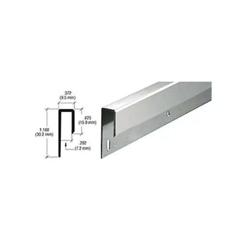Mirror Top Channel Silver 5 Ft Mirror Top Channel Silver 5 Ft