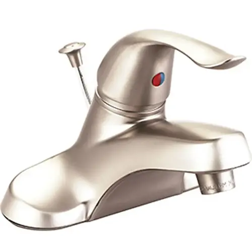 Banner Brushed Nickel Lavatory Faucet with Pop-Up Banner Brushed Nickel Lavatory Faucet with Pop-Up