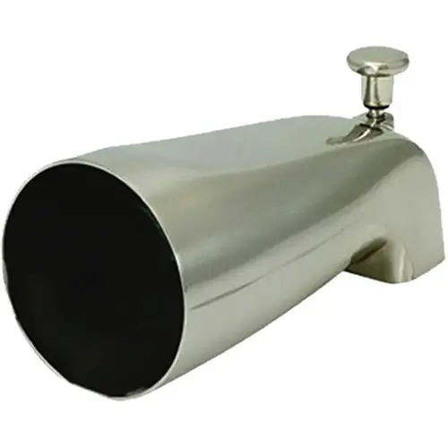 Brushed Nickel Diverter Tub Spout 1/2" FIP Brushed Nickel Diverter Tub Spout 1/2" FIP