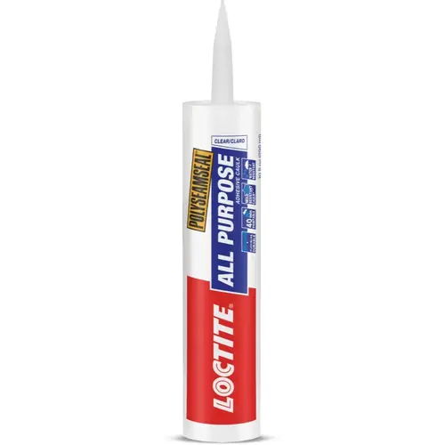 Polyseamseal All-Purpose Adhesive Caulk Clear 10 oz - pack of 12 Polyseamseal All-Purpose Adhesive Caulk Clear 10 oz - pack of 12