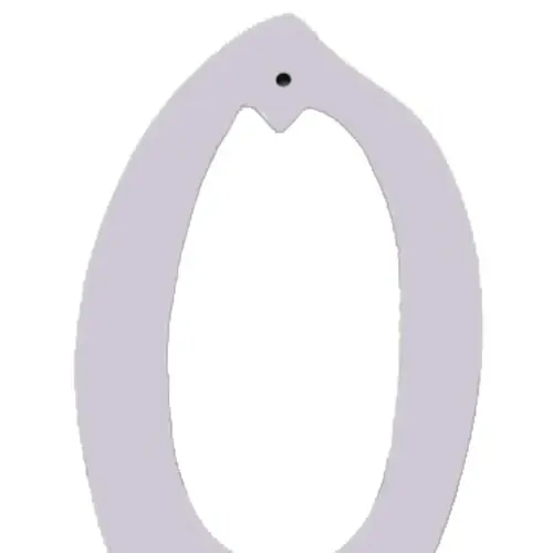 4" Numbers Satin Nickel "0" 4" Numbers Satin Nickel "0"