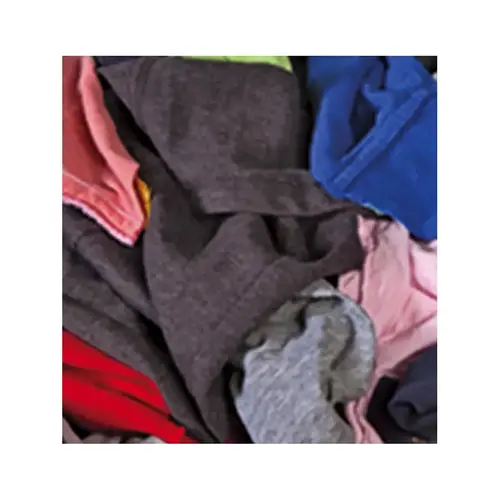 Monarch T-Shirt Cloth Rags Recycled, Mixed Colors Monarch T-Shirt Cloth Rags Recycled, Mixed Colors