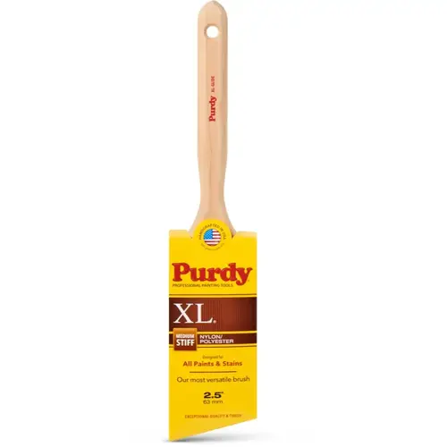 Purdy XL 2-1/2-in Reusable Nylon/Polyester Blend Angle General Purpose Brush Purdy XL 2-1/2-in Reusable Nylon/Polyester Blend Angle General Purpose Brush