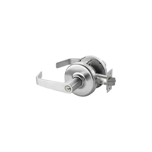 KIT - Grade 1 Classroom Newport Cylindrical Lever, Small Format IC Prep (SFIC) with Disposable Plastic Core, 2-3/4" Backset, ANSI Strike SA114, 626C/US26D Satin Chrome MicroShield Coating KIT - Grade 1 Classroom Newport Cylindrical Lever, Small Format IC Prep (SFIC) with Disposable Plastic Core, 2-3/4" Backset, ANSI Strike SA114, 626C/US26D Satin Chrome MicroShield Coating