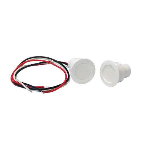 Door Position Monitoring Switch, 3 Wire, White Door Position Monitoring Switch, 3 Wire, White