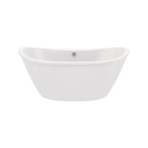 MAAX Delsia 106192-000-002-104 Bathtub, 48 gal Capacity, 60 in L, 32 in W, 26-5/8 in H, Free-Standing Installation MAAX Delsia 106192-000-002-104 Bathtub, 48 gal Capacity, 60 in L, 32 in W, 26-5/8 in H, Free-Standing Installation