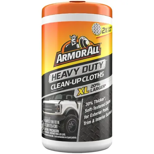 Armor All Heavy-Duty Clean-Up Cloth, 40 -Wipes Armor All Heavy-Duty Clean-Up Cloth, 40 -Wipes