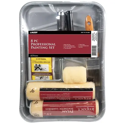 Linzer RS 701 SP 30 Roller and Tray Set, Specifications: 30 Pack/Carton, 8-Piece Linzer RS 701 SP 30 Roller and Tray Set, Specifications: 30 Pack/Carton, 8-Piece