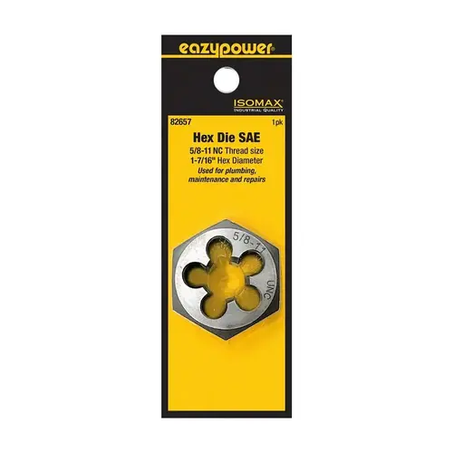Isomax Threading Die, 5/8-11 Thread, UNC Thread Isomax Threading Die, 5/8-11 Thread, UNC Thread