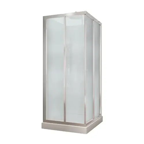 Maax Mediterranean III 105605-000-129-104 Shower Kit, 32 in L, 32 in W, 74 in H, Polystyrene, Chrome, 5/32 in Glass Maax Mediterranean III 105605-000-129-104 Shower Kit, 32 in L, 32 in W, 74 in H, Polystyrene, Chrome, 5/32 in Glass