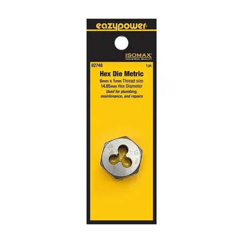 Isomax Fractional Die, 6 x 1 mm Thread Isomax Fractional Die, 6 x 1 mm Thread