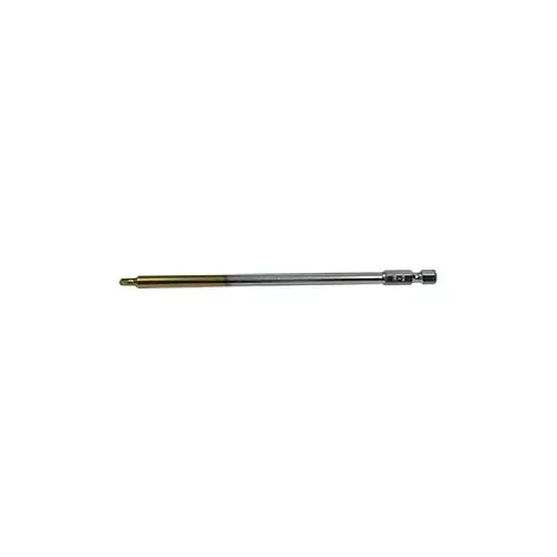 #2 x 6" Square Drive Power Bit, 1/4" Shank #2 x 6" Square Drive Power Bit, 1/4" Shank